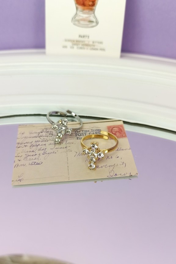 δαχτυλίδι-σταυρός-ζιρκόν-ασημί-χρυσό